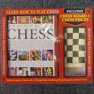 Learn How To Play Chess Book and Board